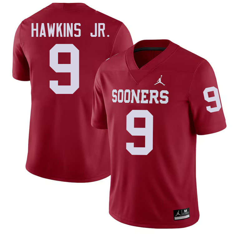 Michael Hawkins Jr. Oklahoma Sooners Jersey,Oklahoma Sooners Football Uniforms,Jersey-Crimson